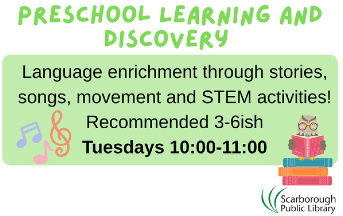 Preschool Learning & Discovery Time