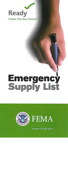 FEMA Emergency List