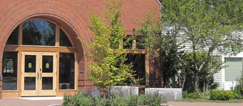 Image showing front of library