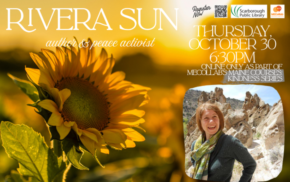Rivera Sun, author and peace activist  Rivera Sun, author and peace activist
