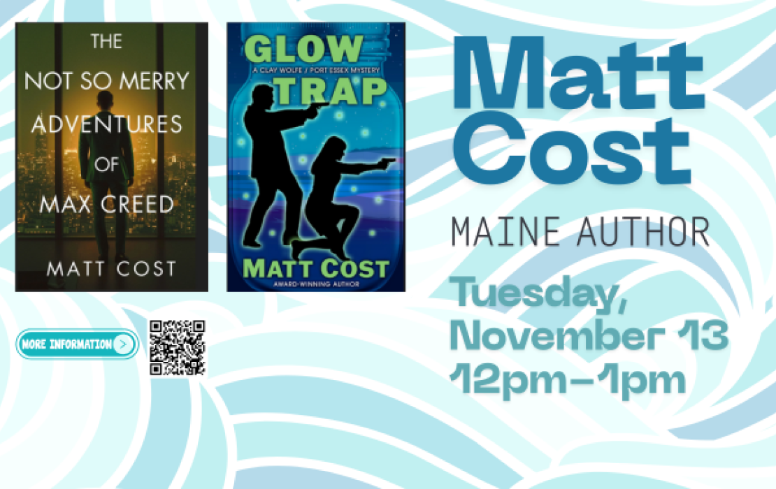 Matt Cost, Maine author talk Matt Cost, Maine author talk