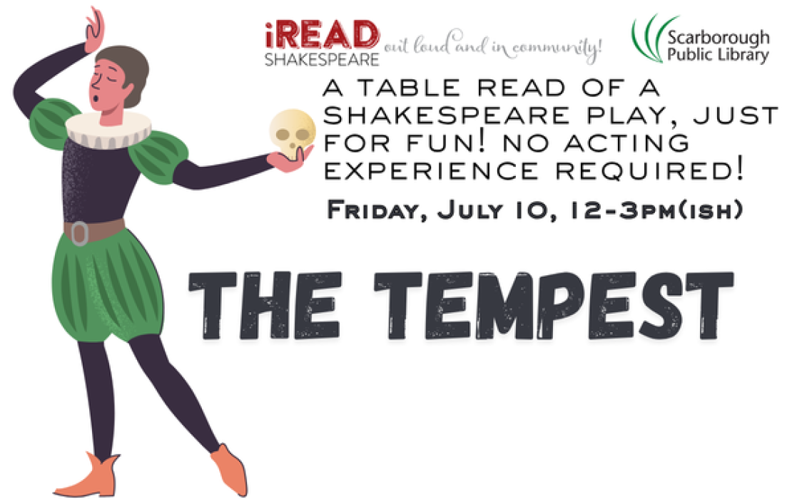 "The Tempest" Table Read -- Summer Shakespeare Fridays 