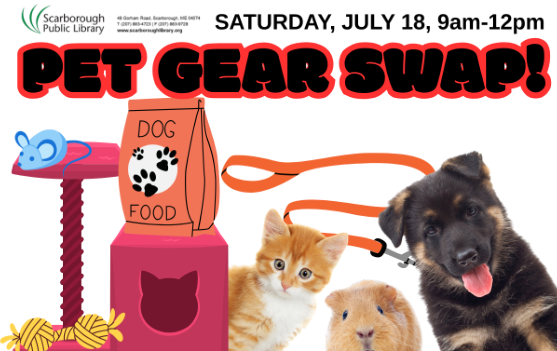 Pet Gear Swap, this Saturday!